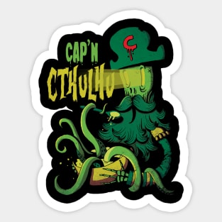 Cap'n Cthulhu Sticker